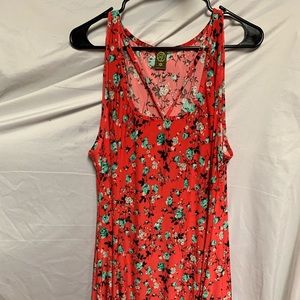 Flower pattern dress